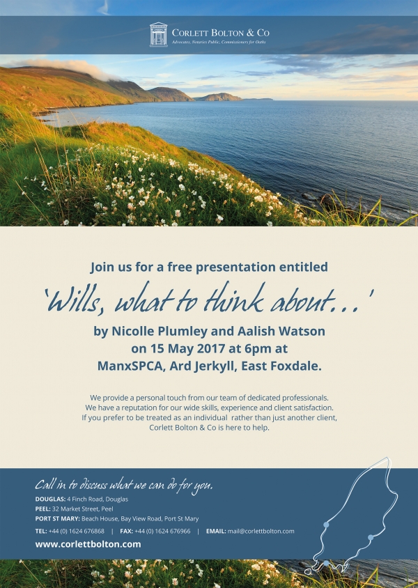 Wills awareness evening poster